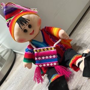 🌸 souvenir doll of Peru.  New